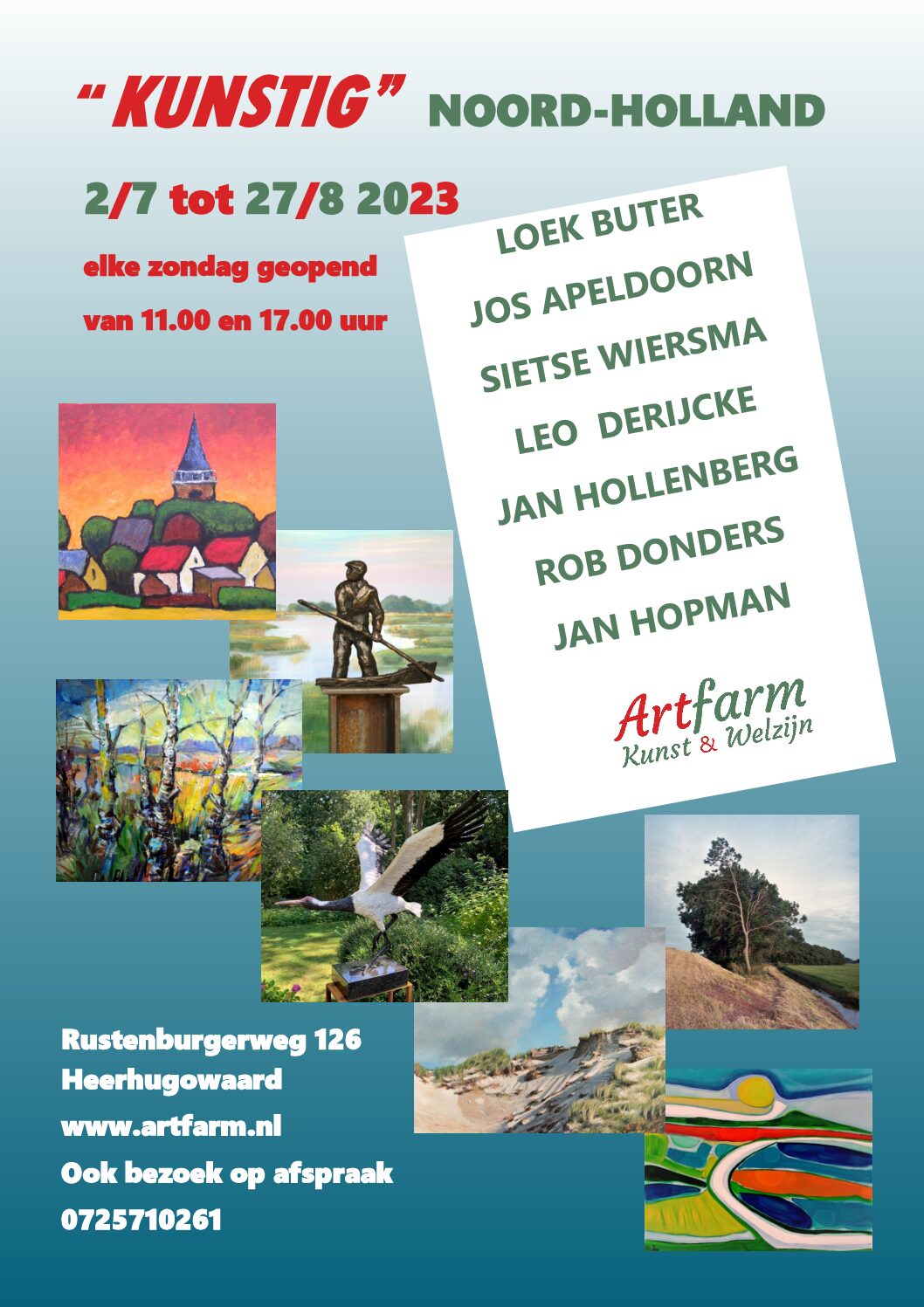 poster kUNSTIG NOORDHOLLAND